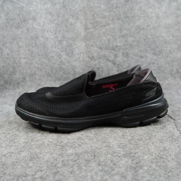 Skechers Shoes Womens 9 Slip On Sneaker Loafer Go Walk 3 GogaMat Comfort Casual - Picture 6 of 12